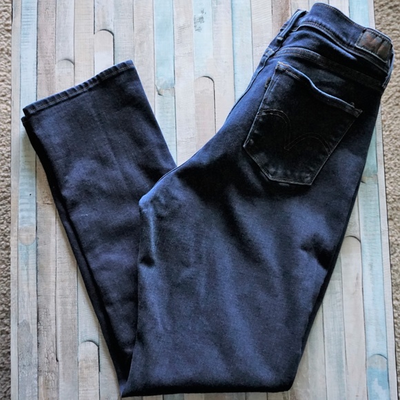 Levi's Denim - Levi's 512 High Rise Skinny Dark Blue Jeans 12